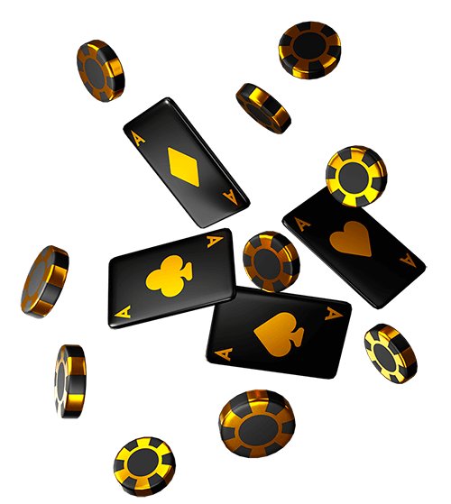 black poker cards